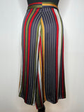 womens  vintage  Urban Village Vintage  urban village  Stripes  Skirts  skirt  Red  multi  knee length  chevron stripe  chevron  Blue  70s  6  1970s