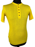 zero waste  yellow  vintage  Urban Village Vintage  urban village  UK  thrifted  thrift  sustainable  summer top  summer  style  store  slow fashion  short sleeved  short sleeve  shop  second hand  save the planet  S  reuse  recycled  recycle  recycable  preloved  online  MOD  mens  light knit  knitwear  knitted  knit  fine knit  fashion  ethical  Eco friendly  Eco  concious fashion  collar  clothing  clothes  button down  Birmingham  60s  1960s