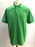 Fred Perry Polo Top in Green - Size XL
