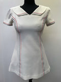 1960s Collared Mini Dress - Size 8