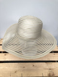 womens  wide brim  vintage  Urban Village Vintage  urban village  summer hat  stripes