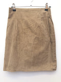 1970s Corduroy Mini Skirt in Brown - Size 6