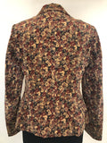 womens jacket  womens coat  womens  vintage  Urban Village Vintage  urban village  retro  red  pockets  multi  long sleeve  Jacket  Floral  Feminella  brown  blazer jacket  Blazer  70s  1970s  10