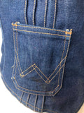 wrangler  waistcoat  vintage  village  vest  urban  mens  M  Jacket  coat  70s style  70s  1970s