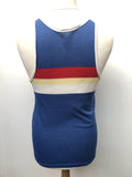 vest top  Urban Village Vintage  tee  tank top  stripes  Sportswear  S  retro  mens  Logo design  logo  blue  adidas  80s  70s  1980s  1970s