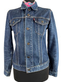 Levis For Girls Red Tab Denim Jacket in Blue - Size UK 10