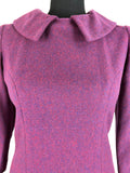 zero waste  wool  womens  vintage  Urban Village Vintage  UK  thrifted  thrift  sustainable  style  store  slow fashion  shop  second hand  save the planet  reuse  recycled  recycle  recycable  purple  preloved  online  modette  mod dress  MOD  long sleeved  ladies  knee length dress  knee length  fashion  ethical  Eco friendly  Eco  dress  concious fashion  collar  clothing  clothes  Birmingham  autumnal  autumn  60s  60  1960s  1960  12