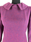 zero waste  wool  womens  vintage  Urban Village Vintage  UK  thrifted  thrift  sustainable  style  store  slow fashion  shop  second hand  save the planet  reuse  recycled  recycle  recycable  purple  preloved  online  modette  mod dress  MOD  long sleeved  ladies  knee length dress  knee length  fashion  ethical  Eco friendly  Eco  dress  concious fashion  collar  clothing  clothes  Birmingham  autumnal  autumn  60s  60  1960s  1960  12