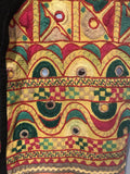Mens Vintage Indian / Ethnic Embroidered & Mirrored Waistcoat - Size L - Urban Village Vintage