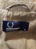 Urban Village Vintage  mod  Mens Bomber jacket  mens  Logo design  L  jacket  grey  Fred Perry  check  bomber jacket  bomber