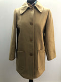womens jacket  womens coat  womens  vintage  Urban Village Vintage  urban village  Michel Beaudouin  coat  check  brown  beige  60s  1960s  12