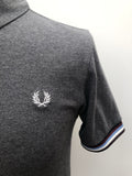 vintage  Urban Village Vintage  urban village  summer  Shirt  polo top  polo  Mens Shirts  mens  M  Grey  Fred Perry  Cotton