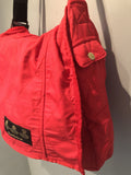 One Off Handmade Barbour Bag Made From Original Barbour International Jacket Red - Urban Village Vintage