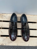 vintage  Urban Village Vintage  urban village  rubber sole  retro  patterned  pattern  Oxblood  mens  leather etching  Leather  laces  lace up  lace  borelli  10