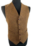 waistcoat  vintage  vest  v neck  Urban Village Vintage  urban village  Tweed  St Michael  smart  pockets  patterned  party  mens  M  full lining  formal  autumnal  autumn