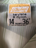 wool  womens  vintage  vest  Urban Village Vintage  urban village  top  Stripes  sleevless  sleeveless  retro  pure wool  Green  blouse