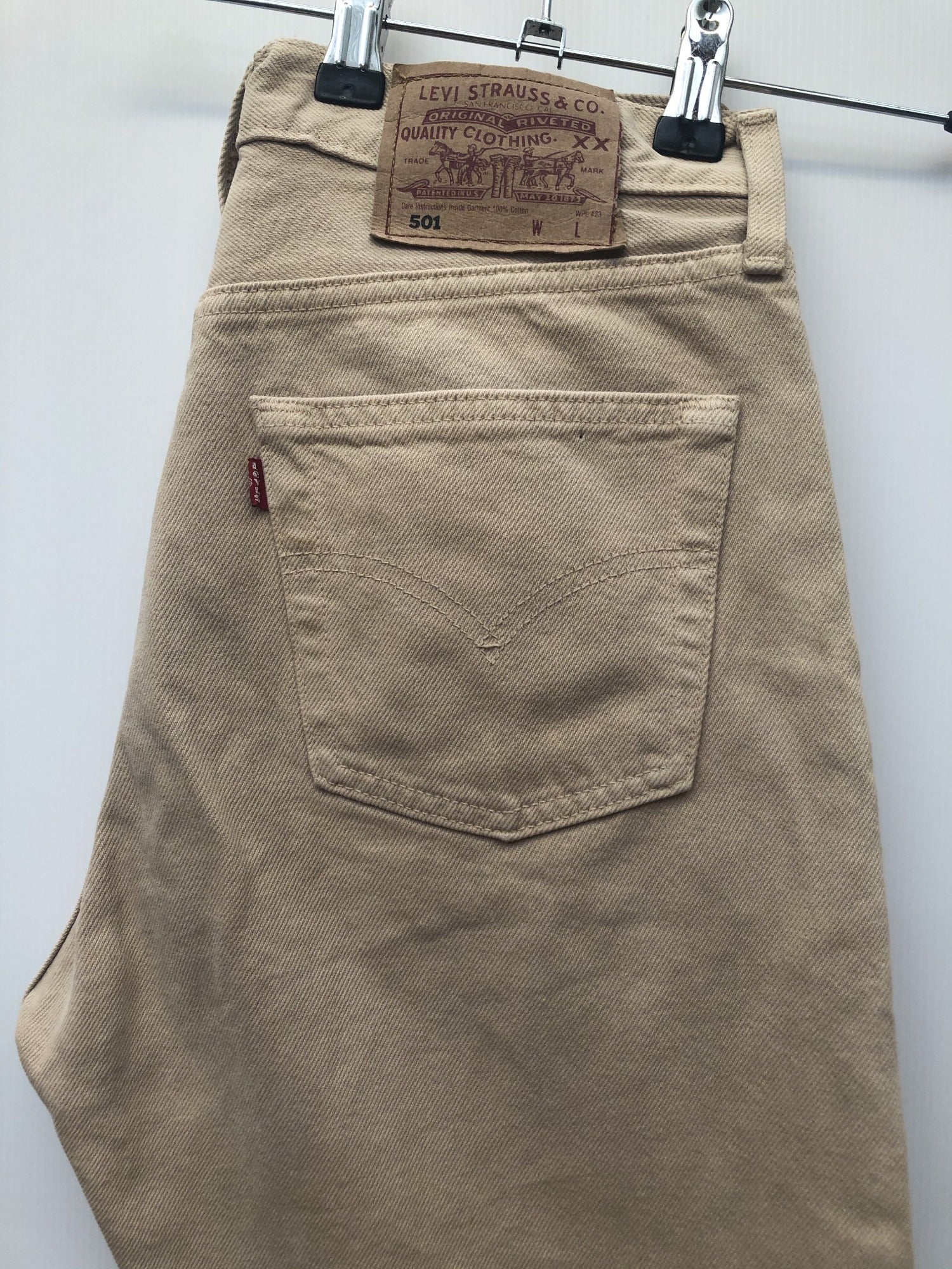 Levis 501 Original Beige Levis Levi's Women 501 Original Fit