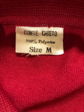 vintage  Urban Village Vintage  top  sportswear  sports polo  red  polo top  polo  mens  M  four button  Conte Cristo  70s  1970s