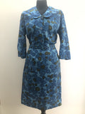 1960s Floral Print Dress by Astor Model - Size 12