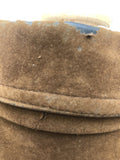 western  vintage  Urban Village Vintage  tasselled  tassel  Suede Jacket  S  mens  Jacket  fringed  fringe  faux suede  Cowboy Shirt  button down  button  brown  70s  1970s
