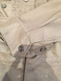 Mens Military Style Jacket - Khaki - Size L - Urban Village Vintage Military