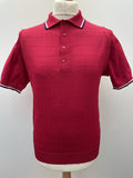 1960s Fine Knit Polo Top - Size M