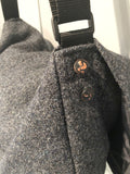 One Off Handmade Harris Tweed Bag Made From Original Harris Tweed Jacket Grey - Urban Village Vintage