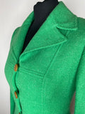 wool jacket  wool  womens  windsmoor  vintage  Urban Village Vintage  suit jacket  jacket  Green  fitted  autumnal  autumn  6  1970s