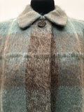 wool  womens  waistcoat  vintage  Urban Village Vintage  tunic  checked  check  cape  blue  Andrew Stuart  60s