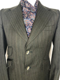 Tailored  striped  S  mens  Jacket  Hepworths  Hardy Amies Boutique  Hardy Amies  grey  checked  burton  blazer jacket  Blazer  70s  1970s