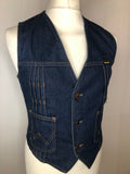 wrangler  waistcoat  vintage  village  vest  urban  mens  M  Jacket  coat  70s style  70s  1970s