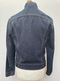 vintage  Urban Village Vintage  urban village  stitch detailing  stitch detail  S  pockets  Navy Jacket  Navy  mens  levis strauss  levis  levi strauss  levi  front pockets  denim style  Denim jacket  denim  collared  collar  chest pockets  brown stitch  70s  1970s