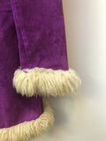 womens jacket  womens coat  womens  vintage  Urban Village Vintage  Sheepskin  purple  Jacket  hooded  hood  16 urban village vintage