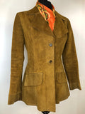 womens jacket  womens  vintage  Urban Village Vintage  Suede Jacket  Suede  Jacket  collar  coat  brown  70s  1970s  10