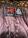 womens  Welsh Woollens  welsh wool  welsh  vintage  Urban Village Vintage  turqoise  tapestry  MOD  Celtique  cape  brown  60s  1960s  12