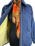 zero waste  womens jacket  womens  vintage  vegan jacket  vegan  Urban Village Vintage  urban village  UK  thrifted  thrift  sustainable  style  store  slow fashion  shop  second hand  save the planet  reuse  recycled  recycle  recycable  preloved  online  ladies  Jacket  faux sheepskin lining  faux sheepskin  fashion  ethical  embroidered trim  Embroidered  Eco friendly  Eco  dagger collar  dagger  concious fashion  clothing  clothes  Blue  birmingham  70s  1970s  16