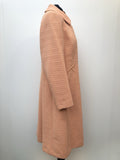 womens jacket  womens coat  womens  Winter Coat  vintage  Urban Village Vintage  urban village  peach  overcoat  orange  long length coat  long coat  Jacket  Eastex  coat  button  60s  1960s  14