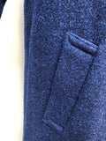 womens  vintage  Urban Village Vintage  Tweed  Scotland  pure wool  New old stock  new  Jacket  Harris Tweed  hand woven  fully lined  deadstock  countrywear  coat  blue  16  100% Wool