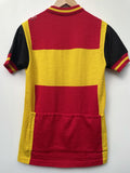 zip front  zip  Yellow  XS  vintage  Urban Village Vintage  urban village  short sleeved  short sleeve  Red  pockets  pocket detail  MOD  mens  light knit  knitwear  knitted  knit  elasticated  cycling polo  black  60s  1960s