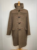 Mens 1970s Gloverall Brown Duffle Coat - Size Small