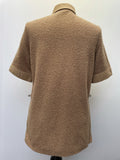 Woven  womens shirt  womens jacket  womens accessories  vintage  Urban Village Vintage  urban village  St Michael  short sleeved  short sleeve  Shirt  sand  s  retro  pockets  Mens Shirts  Mens jacket  Jacket  button front  button down  button  brown  70s  1970s  14