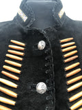 embellishment  beading  womens  Jacket  suede fringing  Suede Jacket  Suede  crop jacket  Western  vintage  S  navajo  jacket urban village vintage