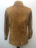 womens  western  vintage  Urban Village Vintage  Suede Jacket  Suede  shirt  Jacket  dagger collar  Cowboy Shirt  brown  70s  1970s  10