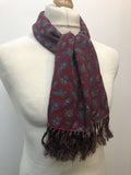 vintage  Urban Village Vintage  urban village  scarf  red  Paisley Print  paisley inspired  paisley  MOD  mens  made in england  Jox Ford  fringed  fringe  60s  1960s