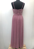 womens  vintage  Urban Village Vintage  urban village  two piece  pink  metallic  maxi dress  long dress  lightweight jacket  John Charles  glitter  evening dress  dress  crochet  70s  70  1970s  10