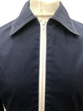 vintage  Urban Village Vintage  mens  m  lightweight jacket  faded  Campari  blue  70s