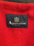 XL  vintage  village  urban  trench  mac  Jacket  double breasted  black  aquascutum  46