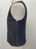 zip  waistcoat  vintage  vest  Urban Village Vintage  urban village  side zip  S  pockets  Leather  knitted  knit  Jacket  60s style  60s  1960s