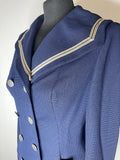 womens  vintage  scooter jacket  scooter  sailor  navy  naval  modette  mod clothing  mod  jacket  blue  60s  1960s  10