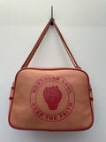 vintage  straps  shoulder  retro  pink  northern soul  leather stitch  Leather  bag  70  1970s